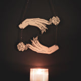 witchy wall hanging